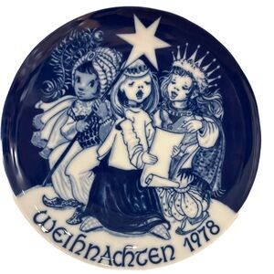 Vintage 1978 Hutschenreuther Weihnachten Plate Limited Edition